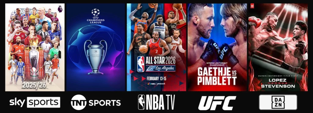 DODOIPTV Sports covers