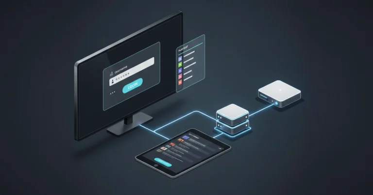 Smartiflix IPTV wired vs wireless streaming illustration